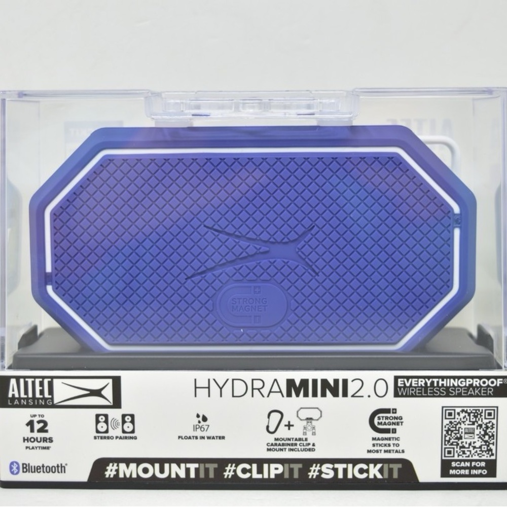Altec Lansing HydraMini 2.0 Bluetooth Speaker - Purple